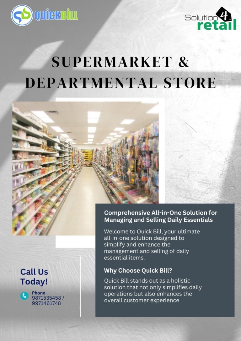 Billing Software for Retail Stores Gurugram