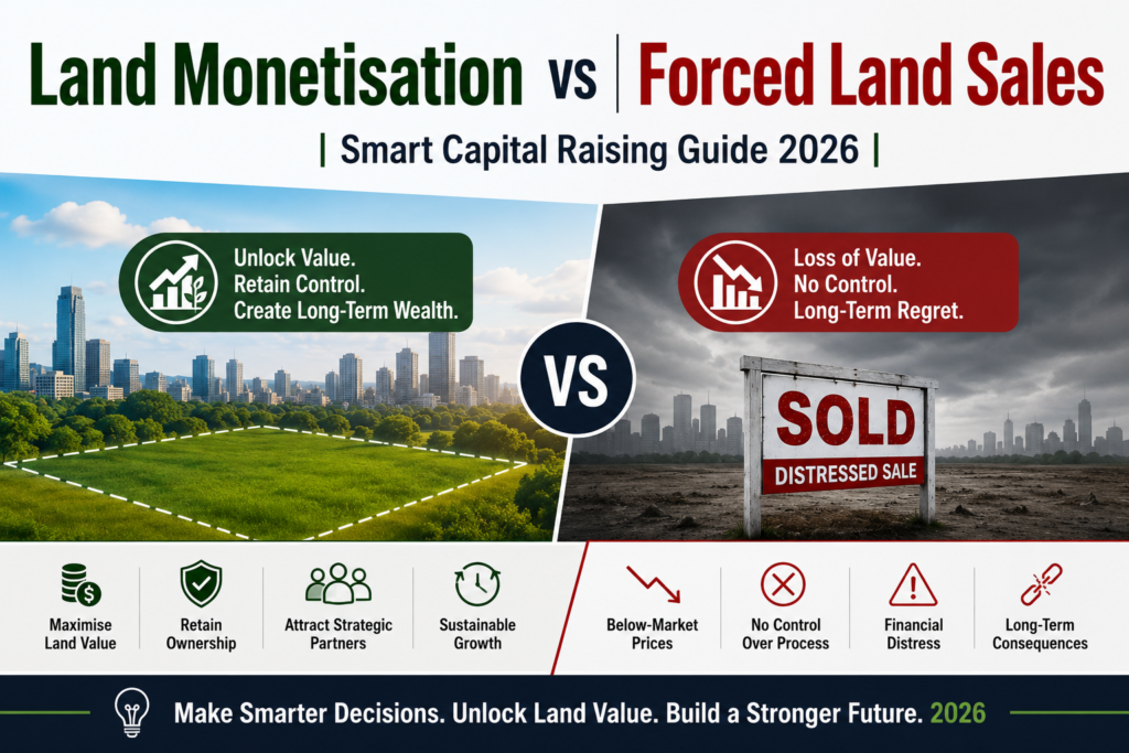 Land Monetisation vs Forced Land Sales