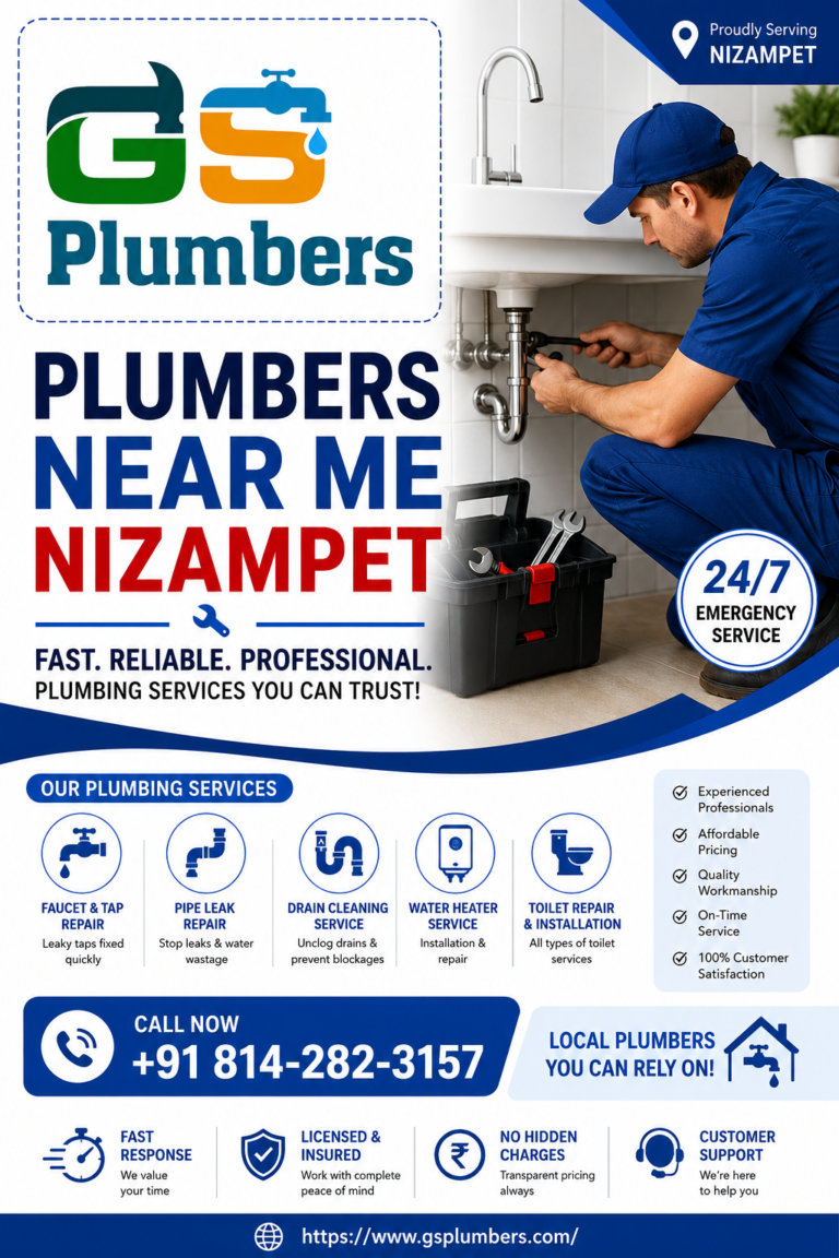 plumbers near me nizampet