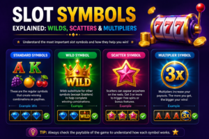 Slot Symbols Explained: Wilds, Scatters & Multipliers