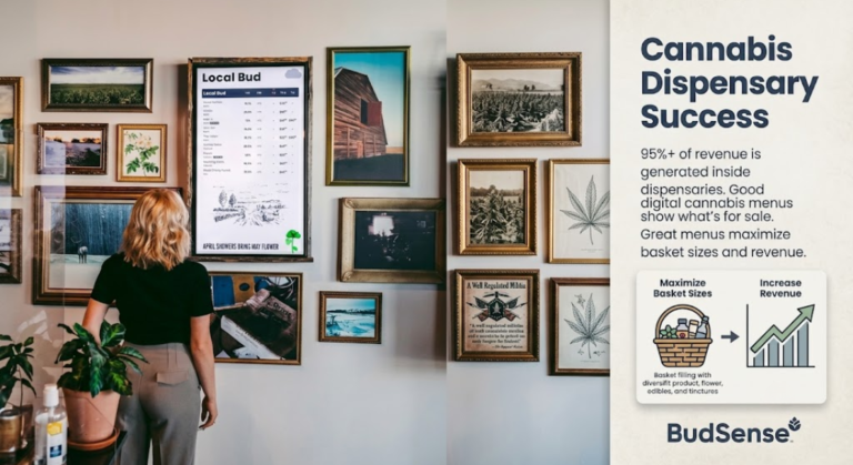 Dispensary digital signage